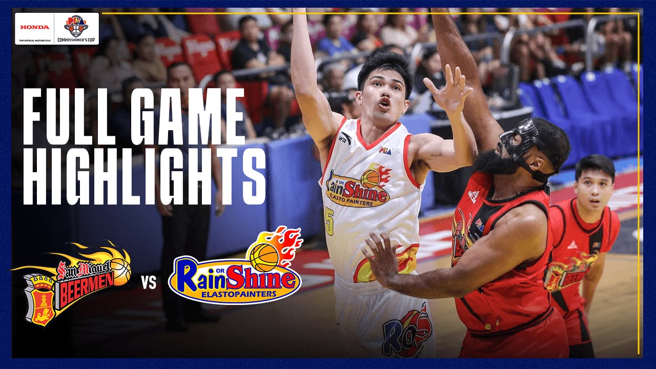 Rain or Shine overwhelms San Miguel in second straight win | PBA Highlights